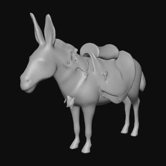 3D model for donkey