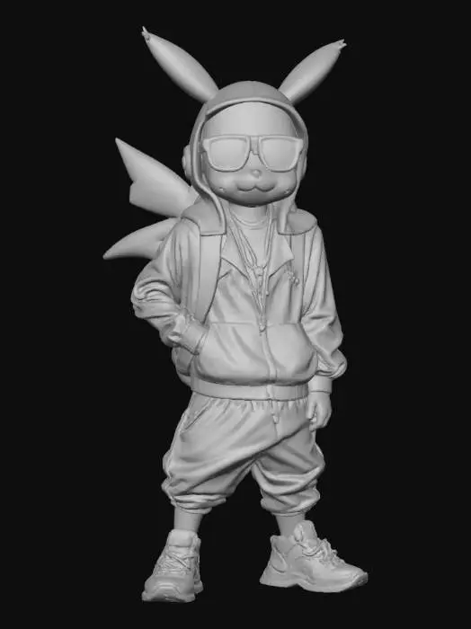 3D model for Pikachu Street Style