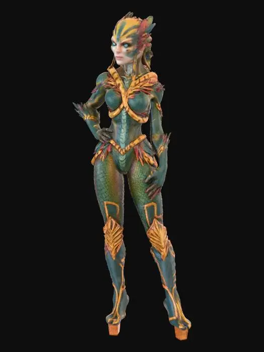 3D model for Chroma Serpentess