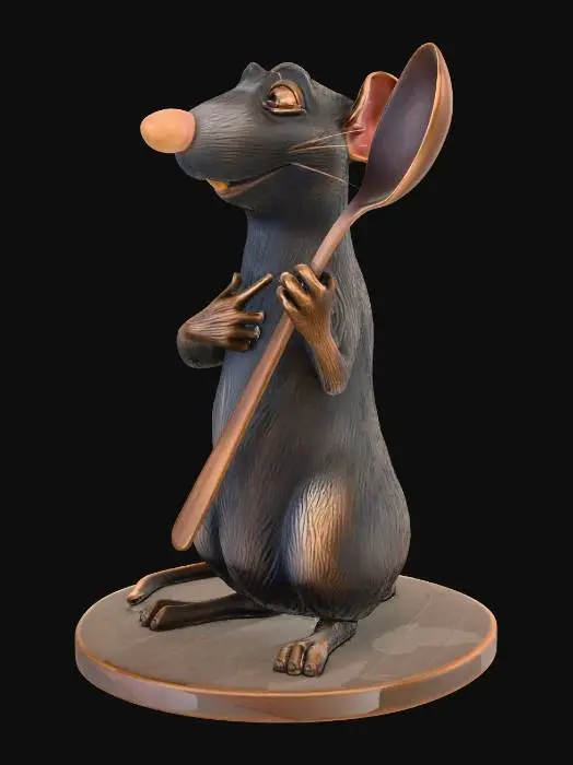 3D model for Chef Rat Monument