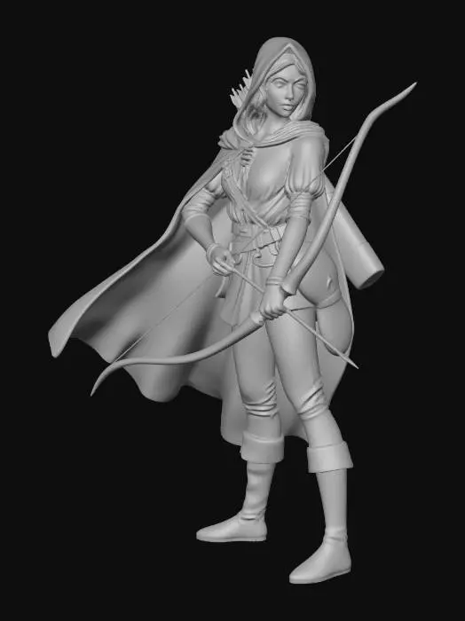 3D model for Archer of the Rooftops