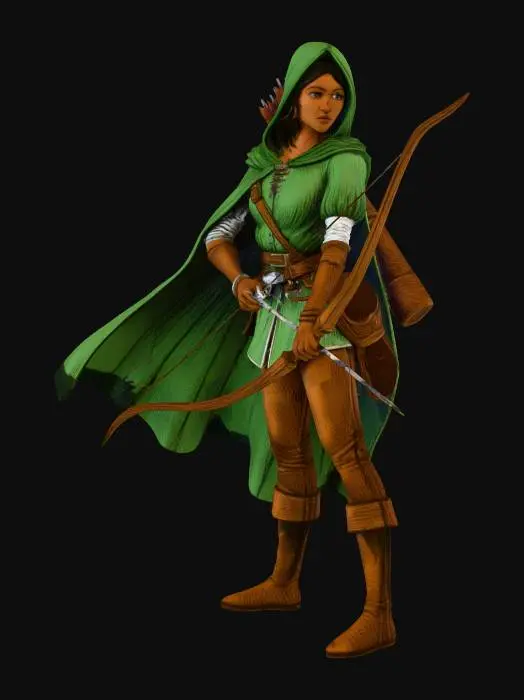 3D model for Archer of the Rooftops