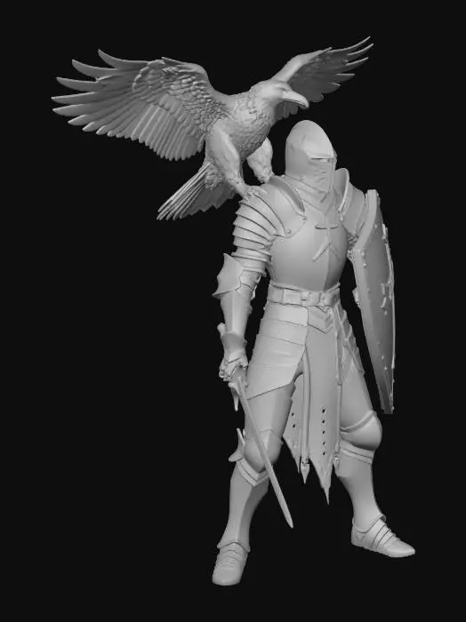 3D model for Knight of Faith