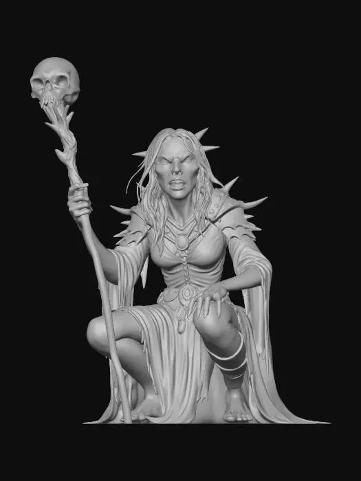 3D model for Watery Crypt Sorceress