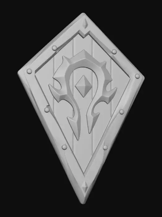 3D model for Horde Emblem Shield
