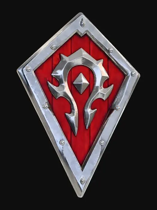 3D model for Horde Emblem Shield