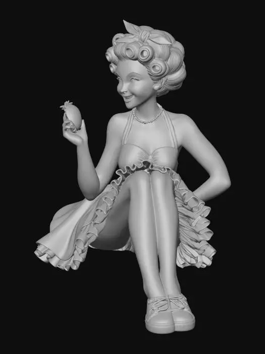 3D model for Garden Pin-Up Picnic