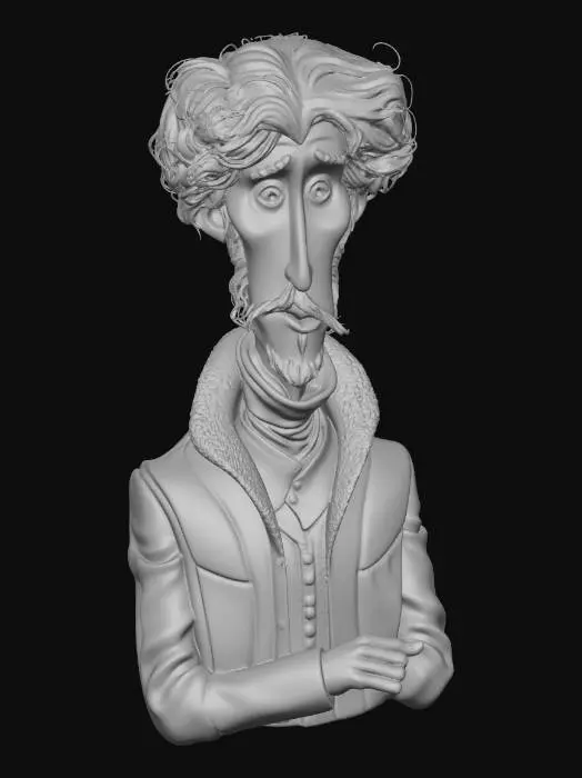 3D model for The Long-Nosed Gentleman