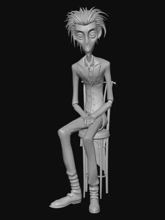 3D model for The Striped Specter