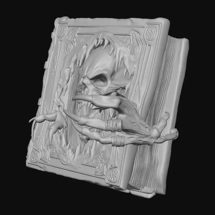 3D model for Cryptic Grimoire