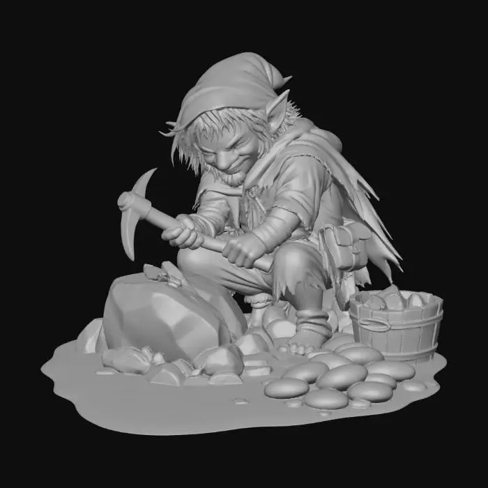 3D model for The Diligent Dwarf