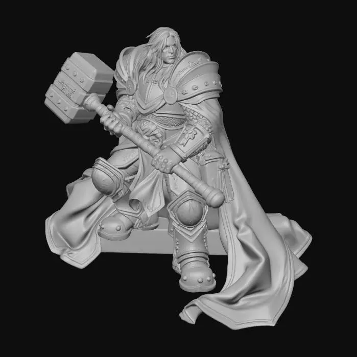 3D model for Paladin of the Azure Hammer