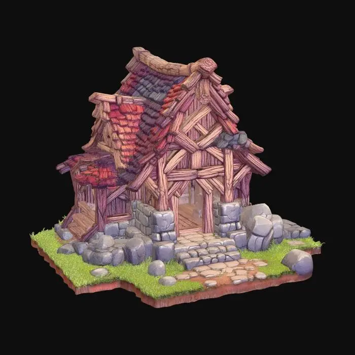 3D model for Hearthwood Cottage