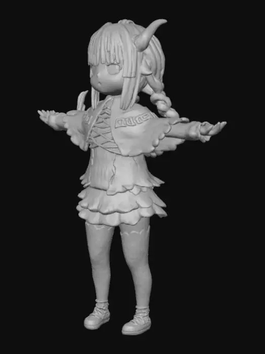 3D model for Anime Character Pose