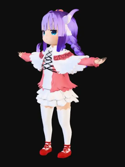 3D model for Anime Character Pose