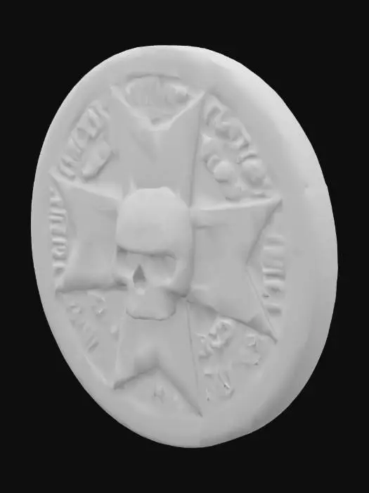 3D model for Emblem of the Skull Star