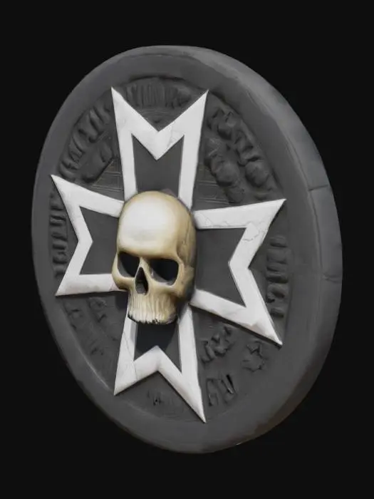 3D model for Emblem of the Skull Star