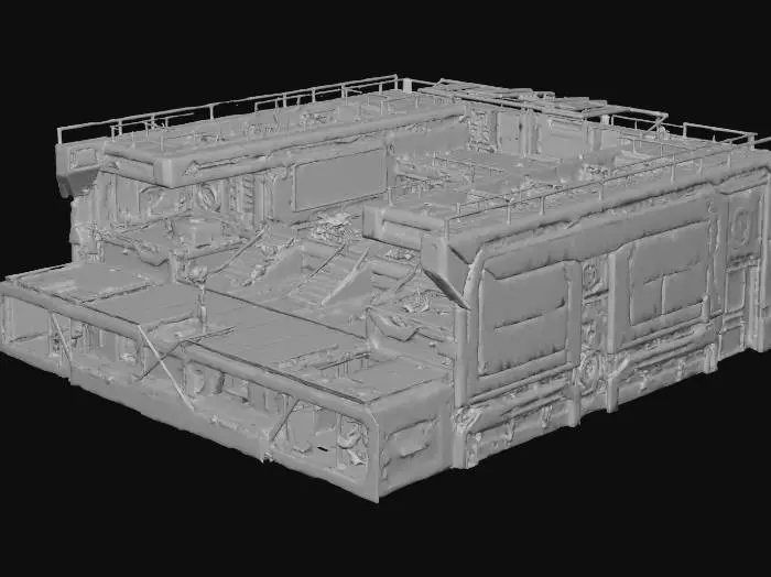 3D model for Futuristic Control Center
