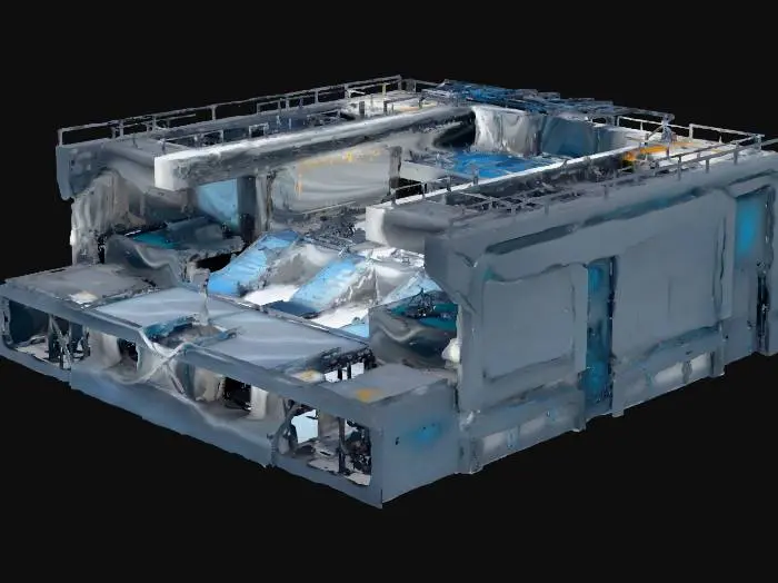 3D model for Futuristic Control Center