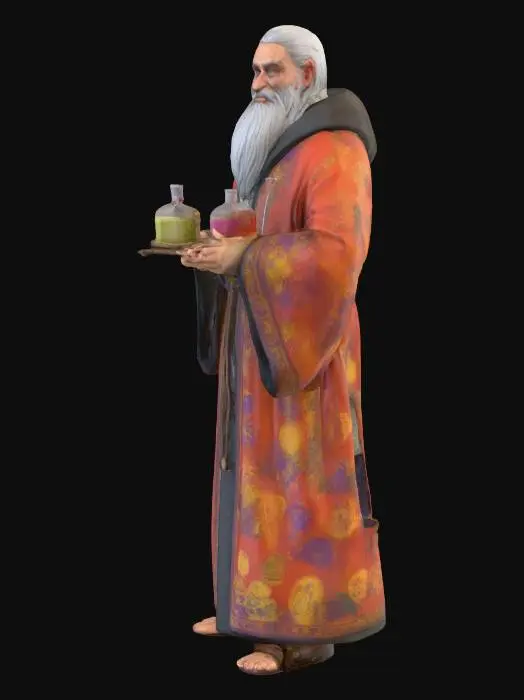 3D model for POTION SELLER 
