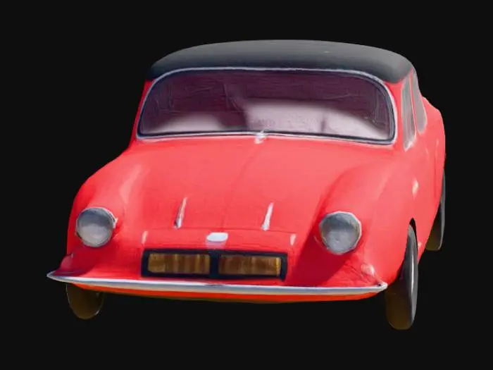 3D model for Vintage Red peel Viking Sport 1964