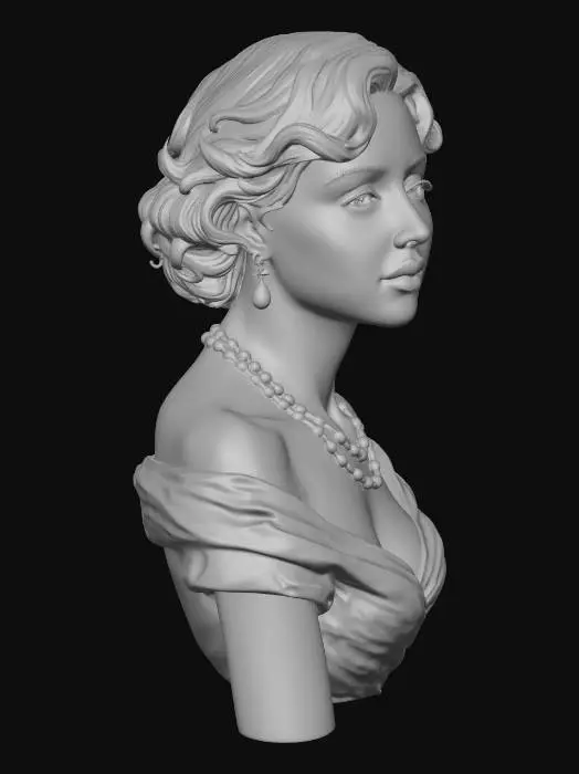 3D model for Elegance in Pearls