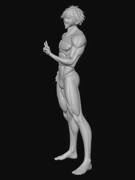 3D model for Peace Sign Pose