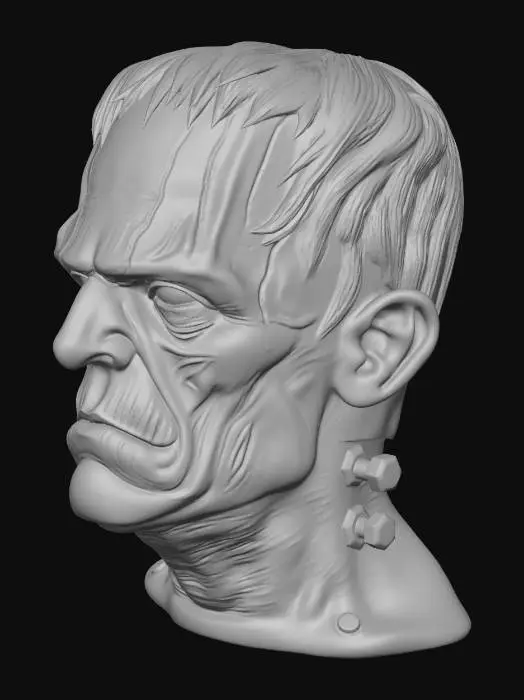 3D model for a model of frankensteins head