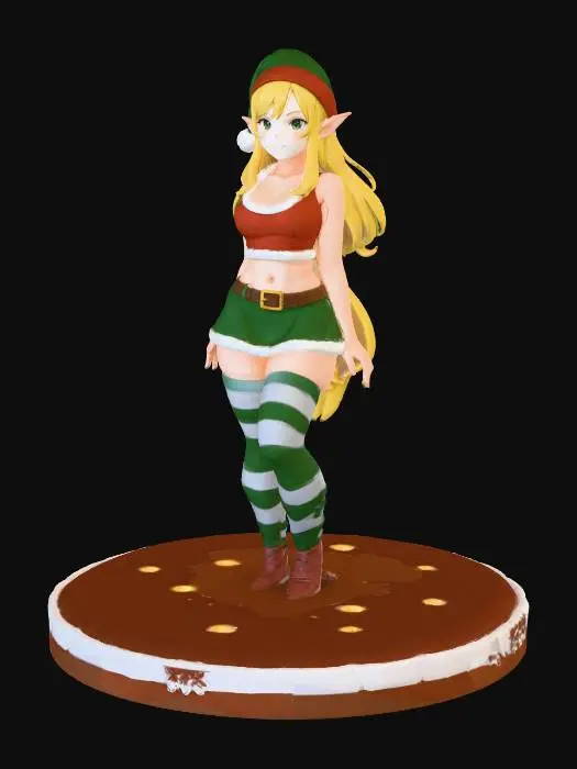 3D model for girl elf xmas, #Christmas2025#