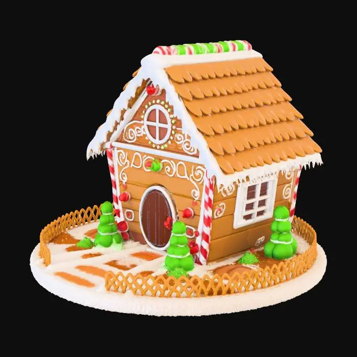 3D model for Gingerbread Wonderland, #Christmas2025#