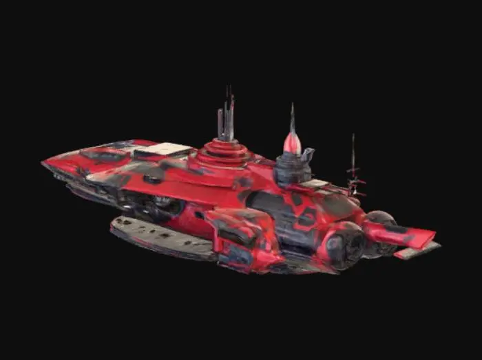 3D model for Galactic Vessel Odyssey