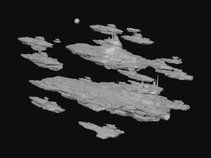 3D model for Galactic Fleet Armada