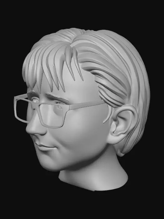 3D model for Gaze Through Glasses