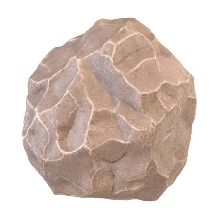 Rock - Mineral 3D model, vytvořený pomocí AI