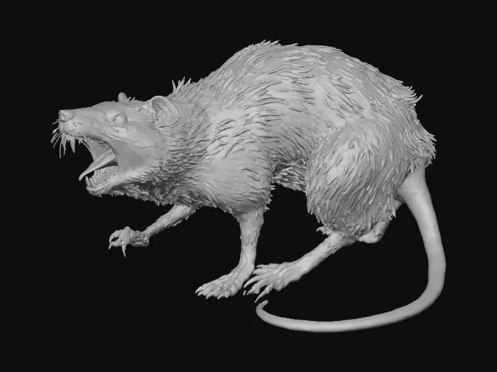 3D model for Fierce Blue Rodent