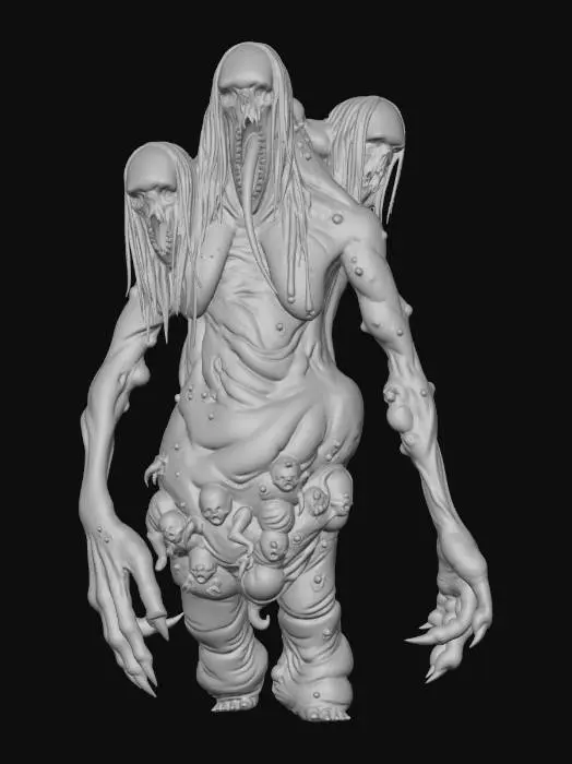 3D model for Tripartite Abomination