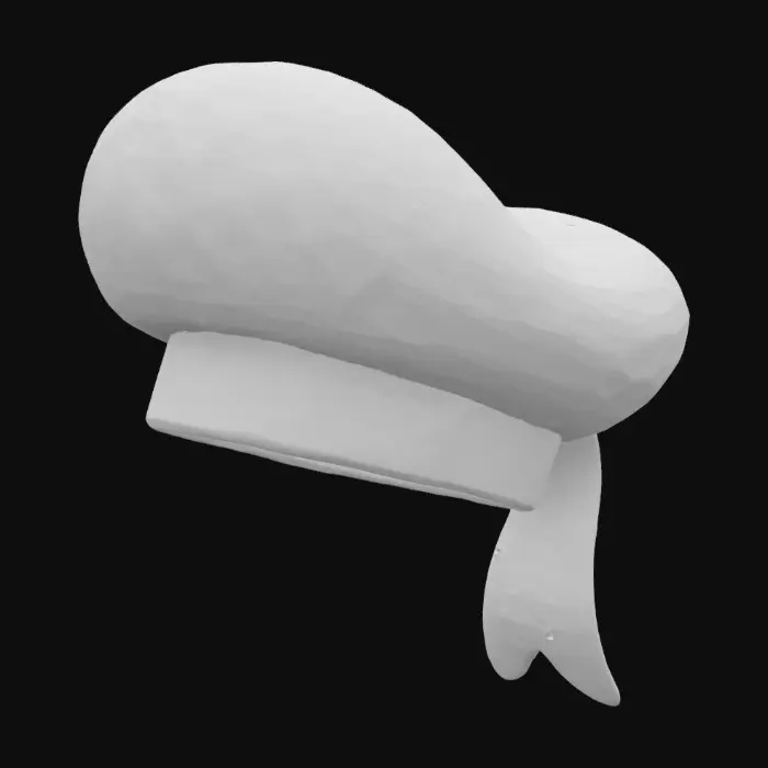 3D model for Donald Duck sailor hat