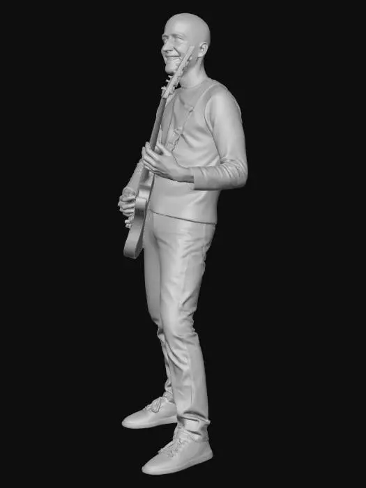 3D model for Playing Guitar