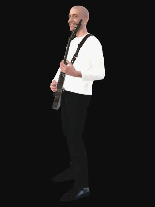 3D model for Playing Guitar
