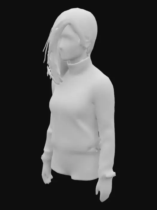 3D model for cyberpunk, #women#, hypersexy, wearing techwear jacket, feature on artstation, highly detailed, correct proportions, three eyes, full body,ame Assets, Highly Detailed, Ultra Realistic, Body, A-pose, Full Body, ARMS AWAY FROM THE BODY , detailed face