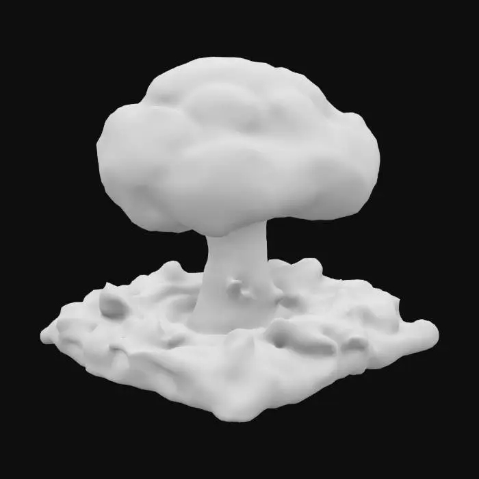 3D model for nuclear explosion, #women#