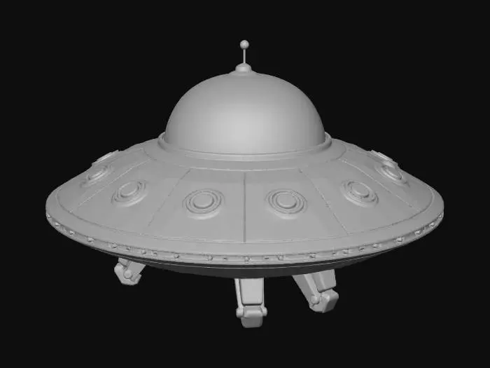 3D model for UFO Ship