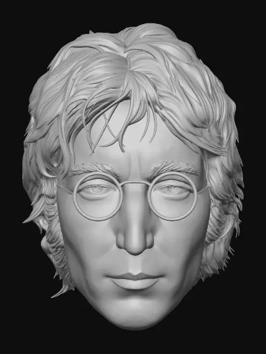 3D model for Rainbow Pop Portrait