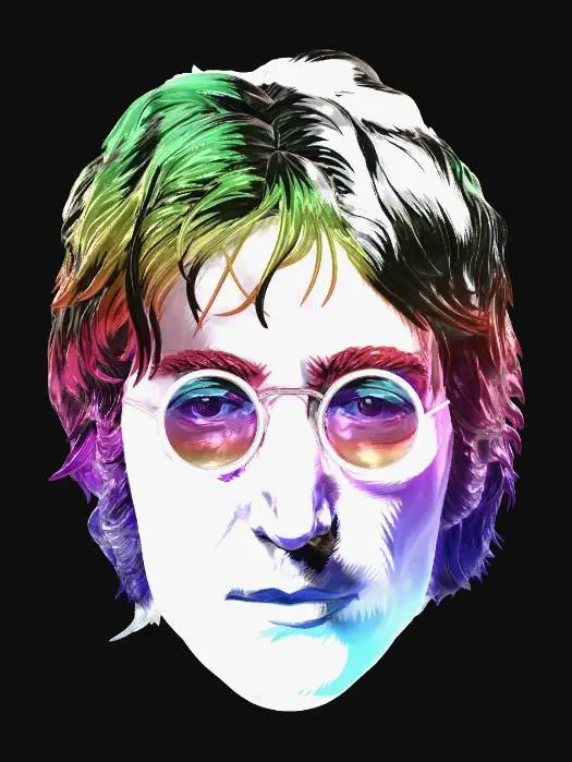 3D model for Rainbow Pop Portrait