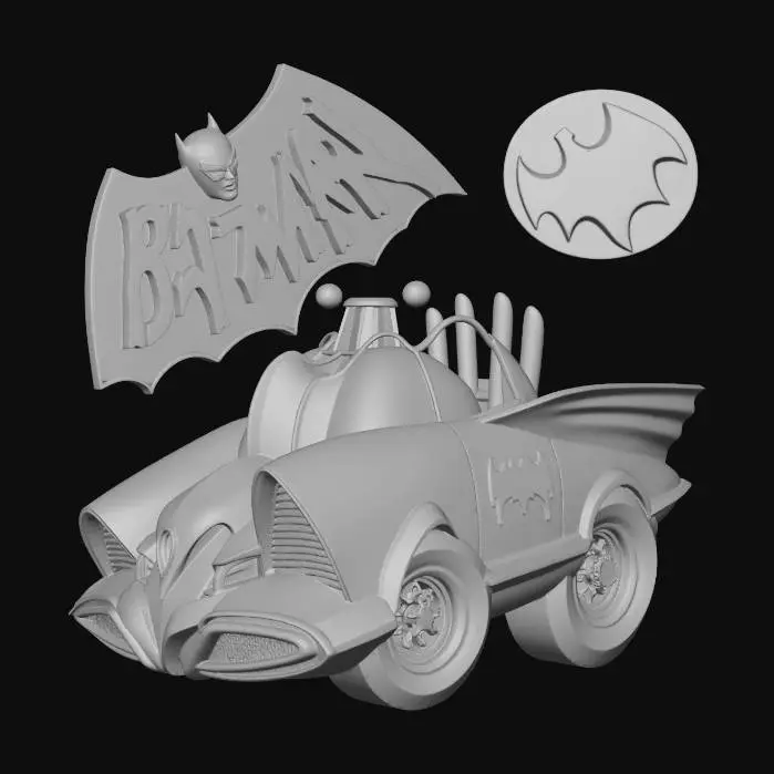 3D model for Batmobile