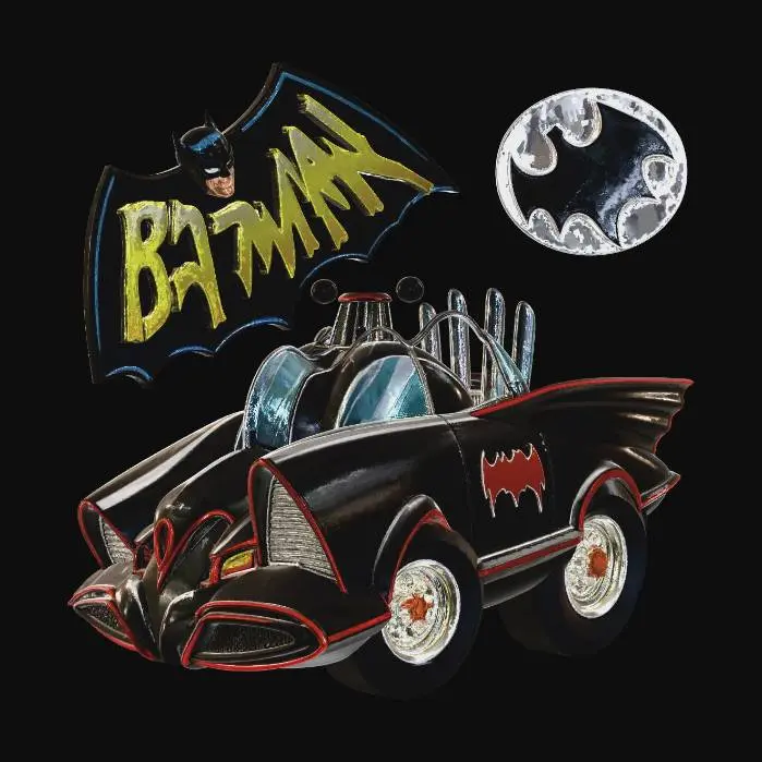 3D model for Batmobile