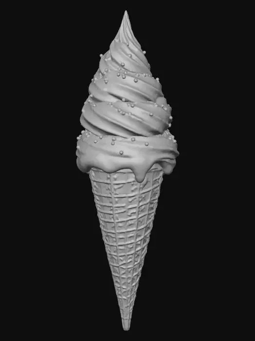 3D model for Blue Swirl Delight