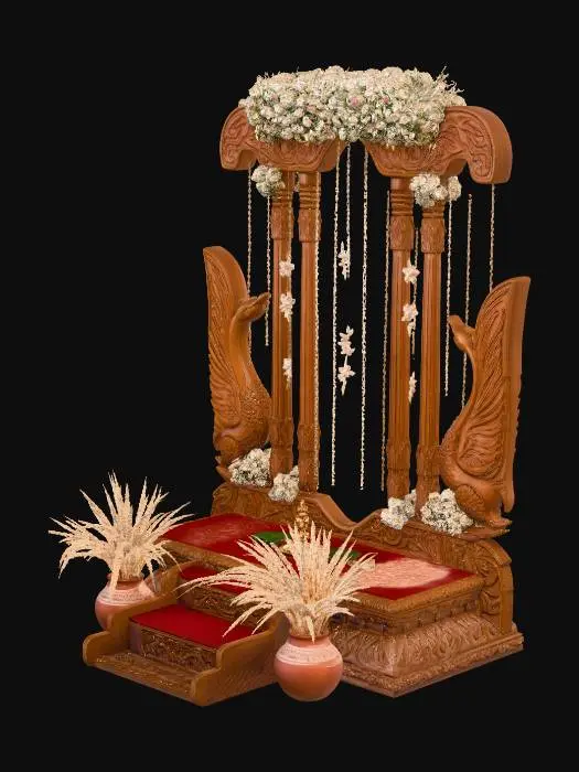 3D model for Peacock Mandap
