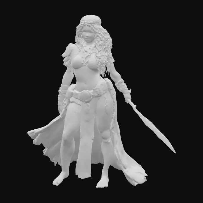 3D model for Warrior Queen of the Ruins