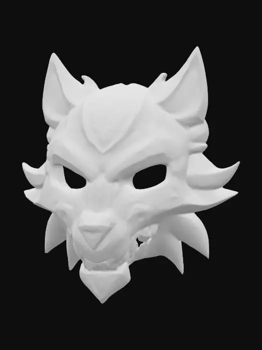 3D model for Wolf Warrior Mask